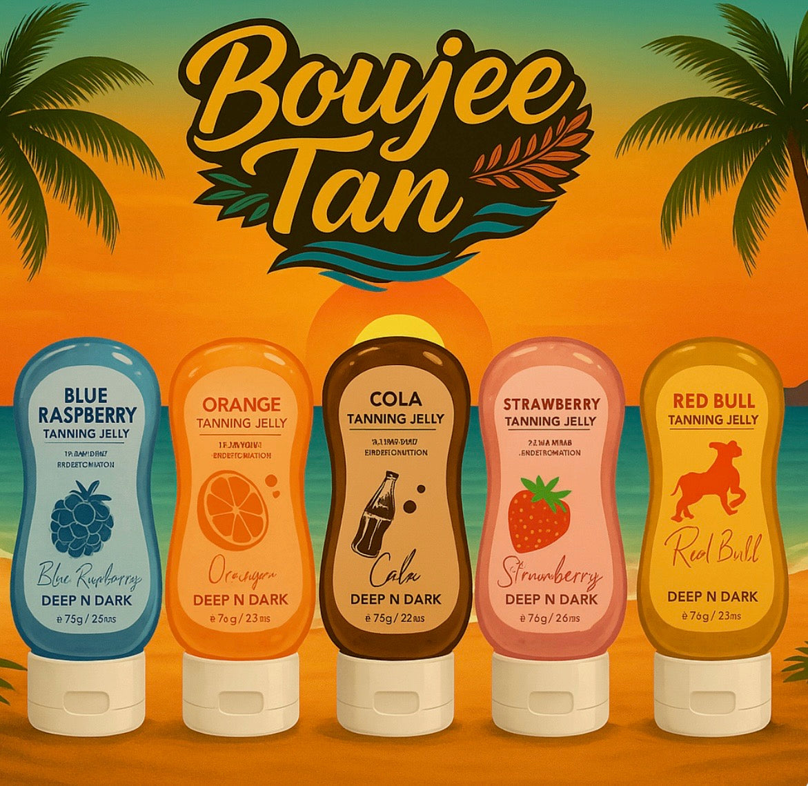Boujee Deep N Dark Tanning Jelly