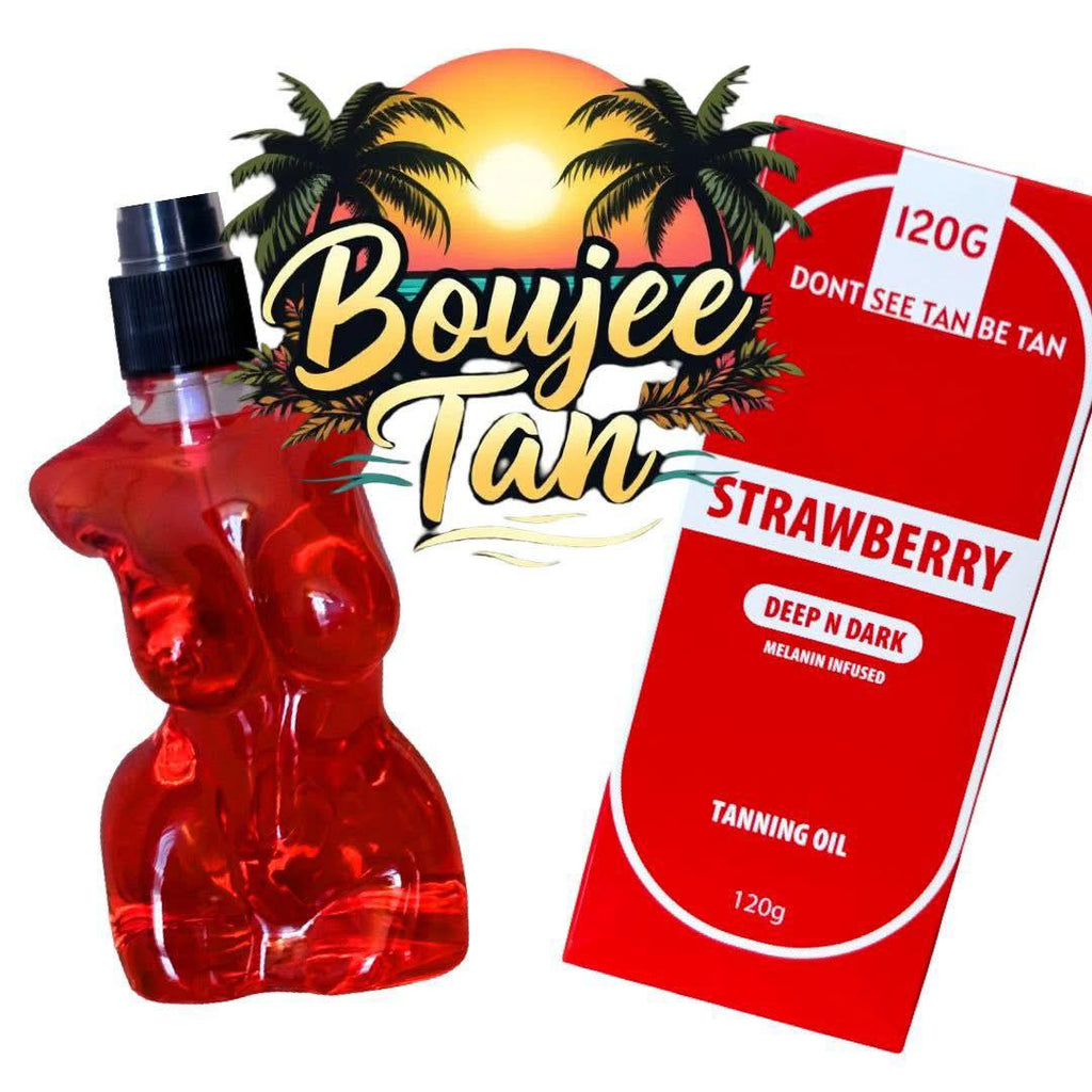 Boujee Deep N Dark Melanin Infused Tanning Oils